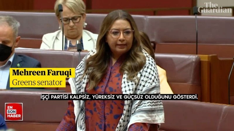 Avustralya'da senatörlerin Gazze tepkisi: Oturumu terk ettiler