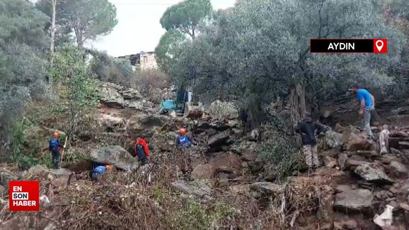 Aydın’da selde kaybolan çiftçiyi arama çalışmalarında ikinci gün