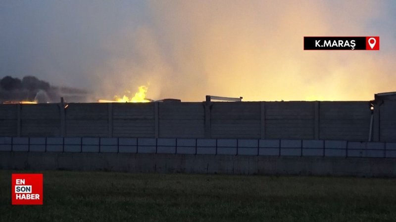 Kahramanmaraş'ta fabrika yangını