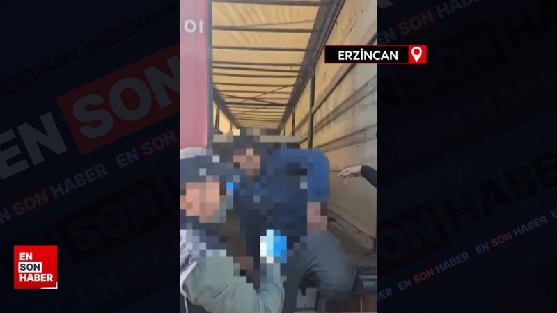 Erzincan’da Afganistan uyruklu 35 düzensiz göçmen yakalandı