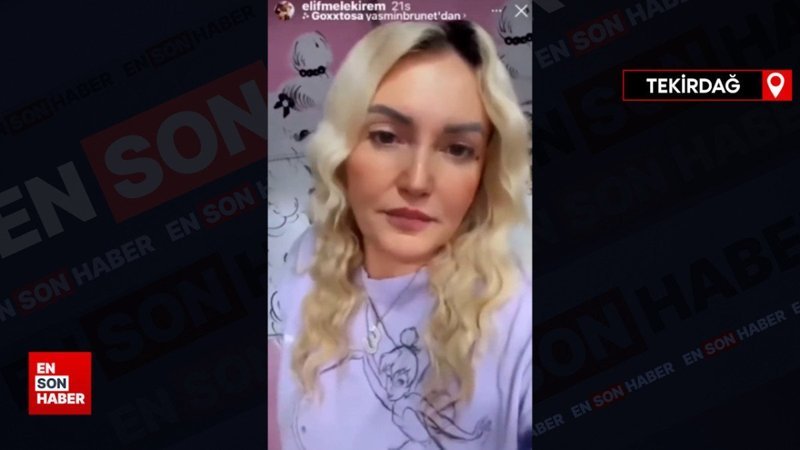 Tekirdağlı kadından Filistin bayrağı asanlara tepki: Gidin orada geberin