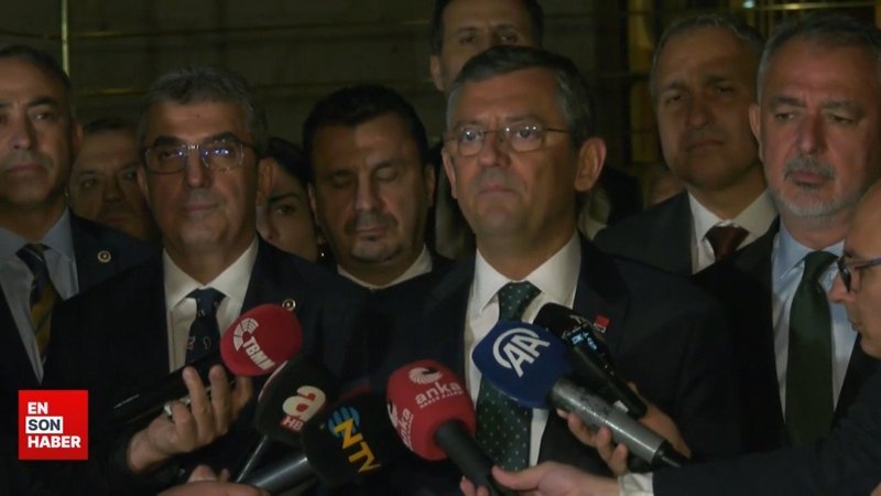 CHP lideri Özgür Özel: Eylemimize HDP'li vekiller de destek verdi