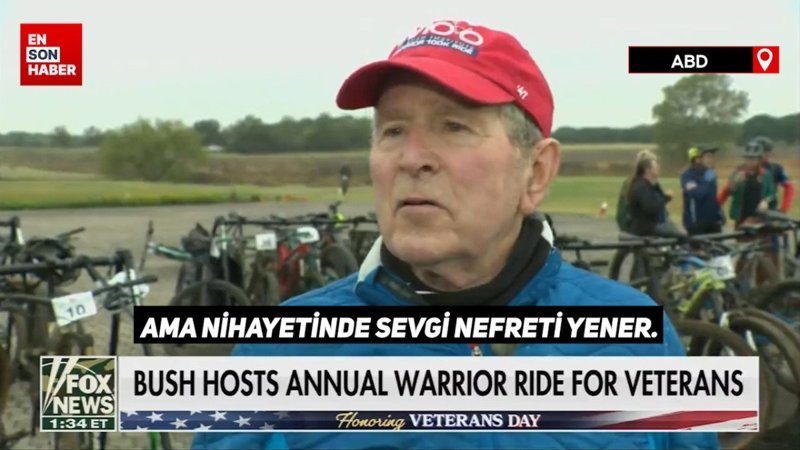 Bush'un Gazze yorumu: Sevgi nefreti yener