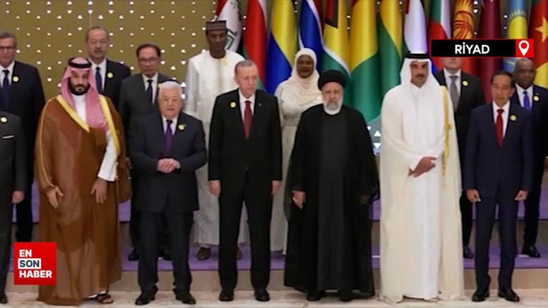 Erdoğan, Riyad’da liderlerle aile fotoğrafı çektirdi