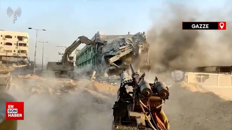 İsrail ordusu Gazze'ye yönelik operasyonlarına ait görüntüleri yayınladı