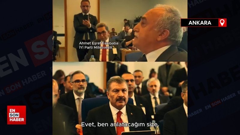 İYİ Partili vekille Sağlık Bakanı Koca'nın 'hekim' diyaloğu