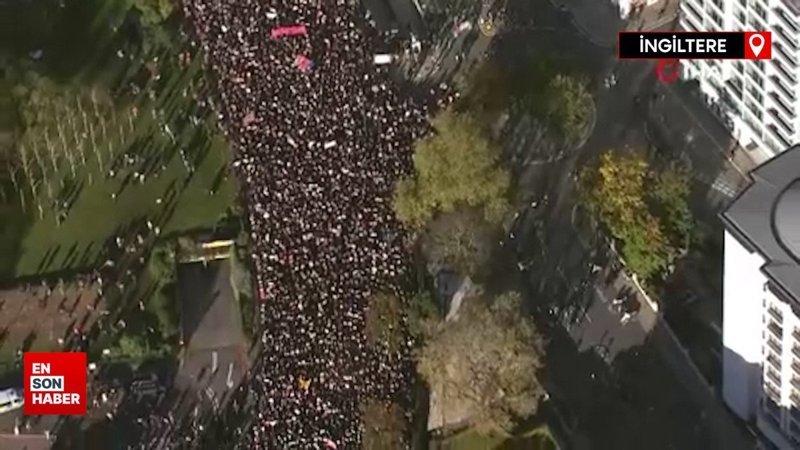 İngiltere'de 300 bin kişilik ateşkes yürüyüşü