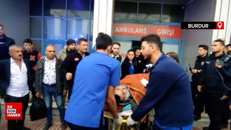 Burdur'da damadın tabancasından çıkan kurşun, arkadaşına isabet etti