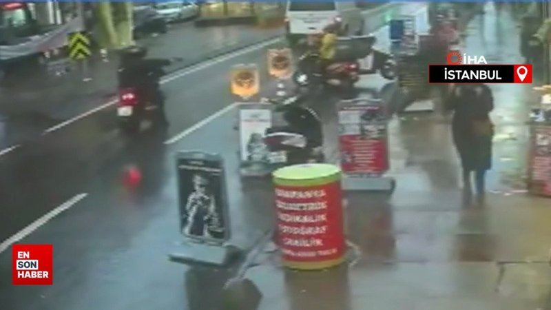 Bayrampaşa’da silahlı saldırı kamerada