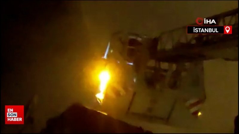 Şişli'de korkutan yangın