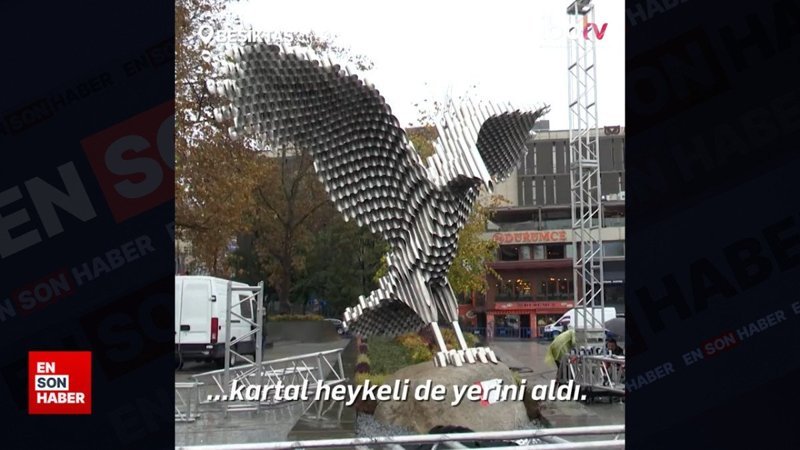 Beşiktaş’a özel kartal heykeli: İBB yaptırdı