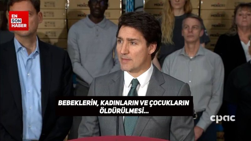 Trudeau'dan İsrail'e Gazze tepkisi: Son verin
