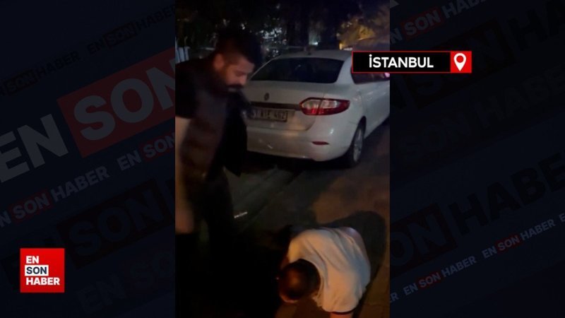 Bahçelievler'de alacak-verecek kavgası: Sokak ortasında darbedip o anları kaydettirdi