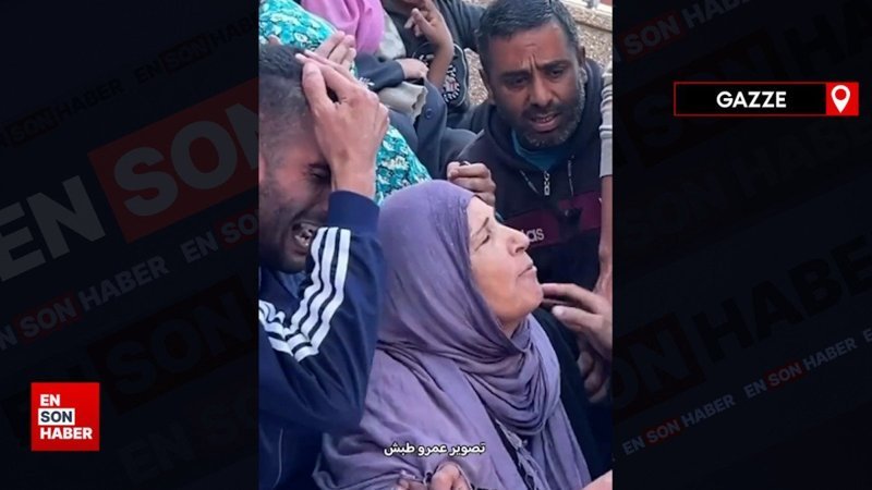 Gazzeli aile, şehidine çığlık çığlığa ağıt yakarak veda etti