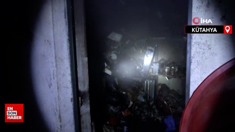 Tavşanlı'da korkutan yangın