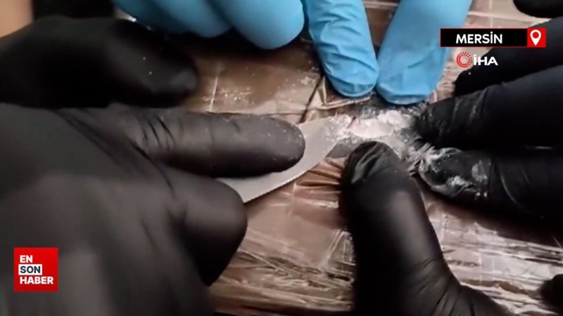 Mersin Limanı’nda 54 kilogram kokain ele geçirildi