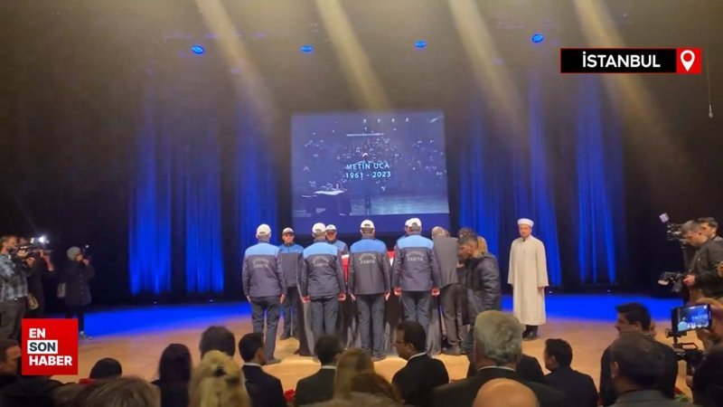 Metin Uca için Cemal Reşit Rey Konser Salonu’nda tören düzenlendi