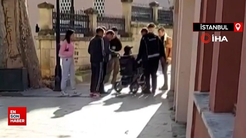 İstanbul Kağıthane’de bedensel engelli adam darp edildi