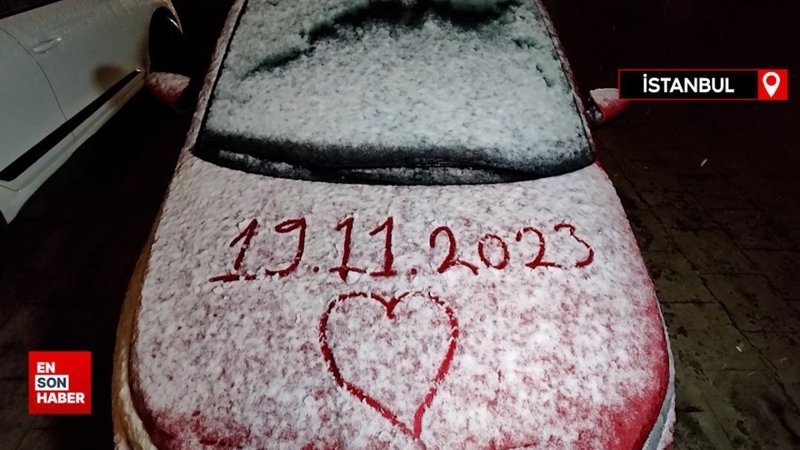 İstanbul’da da mevsimin ilk kar yağışı görüldü