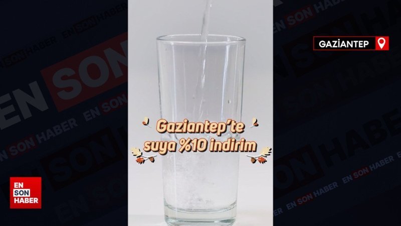 Gaziantep Büyükşehir Belediyesi'nden peş peşe destekler: Su ve yakıtta indirim yapıldı