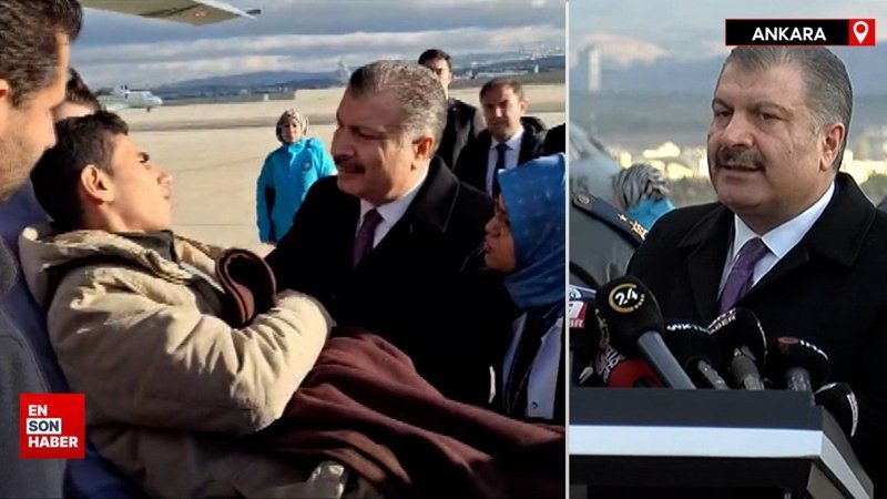 Hastaneleri bombalanan Gazzeli kanser hastaları Ankara'ya getirildi