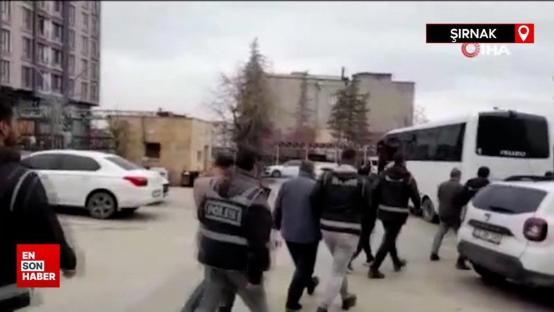 Şırnak’ta asayiş ve kaçakçılık operasyonu