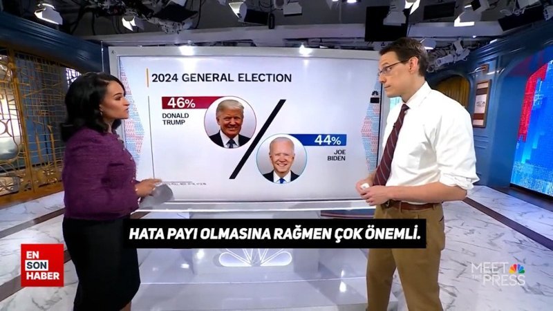 Trump, Biden'ı geride bıraktı