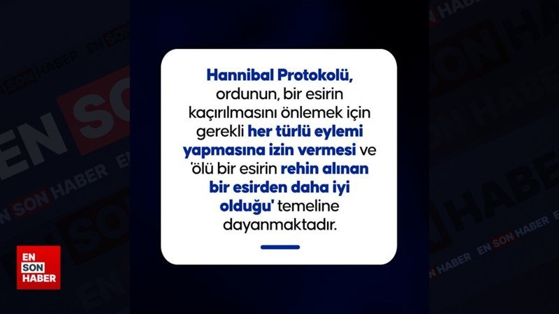 İsrailli savaş pilotunun itirafı: Hannibal Protokolü uygulandı