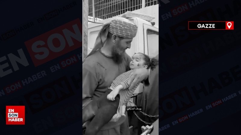 Gazzeli babanın acı anları: Şehit olan kızına son kez sarıldı