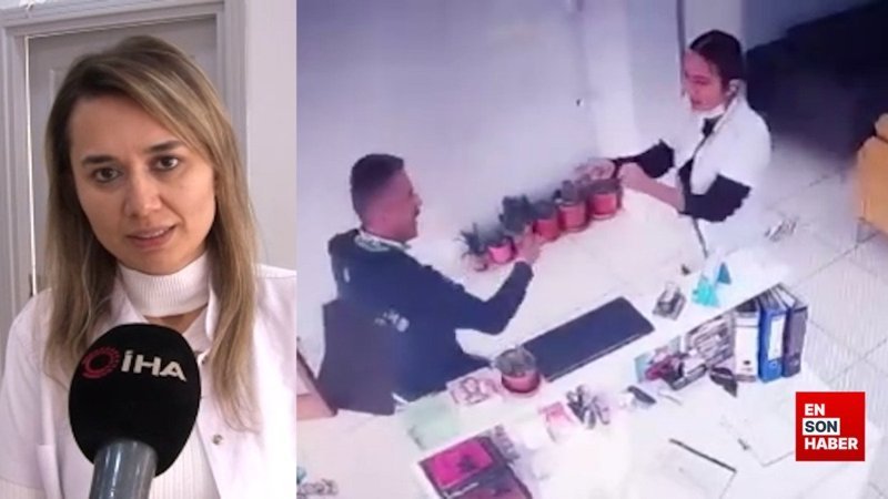 İstanbul Güngören’de dişi için gittiği klinikte kadın diş hekimine saldırdı