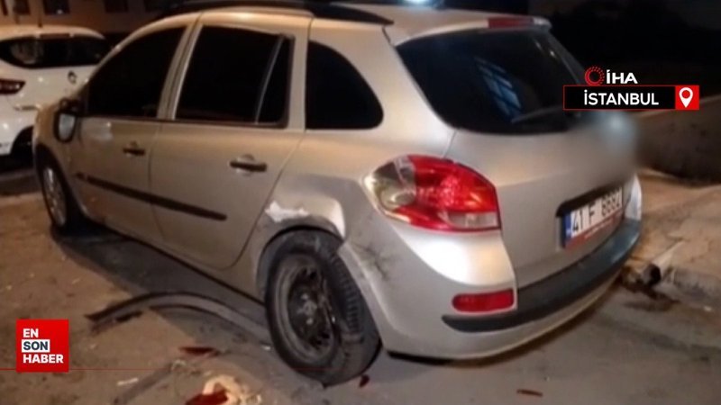 İstanbul'da araçlara çarpan alkollü sürücü dayak yedi