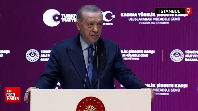 Cumhurbaşkanı Erdoğan'dan aile vurgusu: Kadın ve erkek eşittir