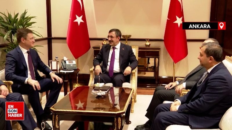 Cumhurbaşkanı Yardımcısı Yılmaz, Rusya Başbakan Yardımcısı Novak'ı kabul etti
