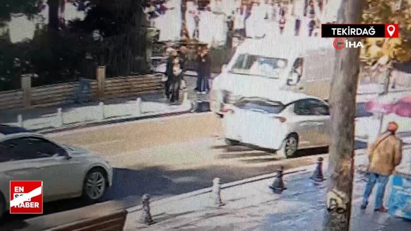 Tekirdağ'da yaya geçidinde kadına çarpan sürücüye tepki