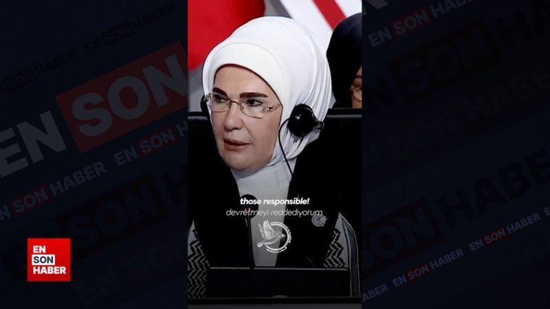 Emine Erdoğan, Gazze'de öldürülen masum çocuklar hakkında konuştu