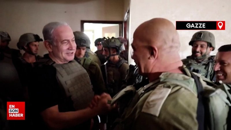 İsrail Başbakanı Netanyahu, işgal altındaki Gazze'nin kuzeyine gitti