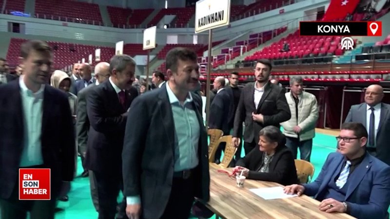 Konya'da AK Parti belediye başkan adayları için temayül yoklaması