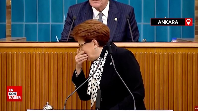 Meral Akşener'in hapşırması alkışlandı