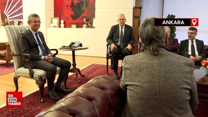 Özgür Özel, Türk Tabipleri Birliği Heyetini kabul etti