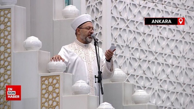 Ali Erbaş: Gazze'deki zulmü durdurmak insanlığın ortak görevidir