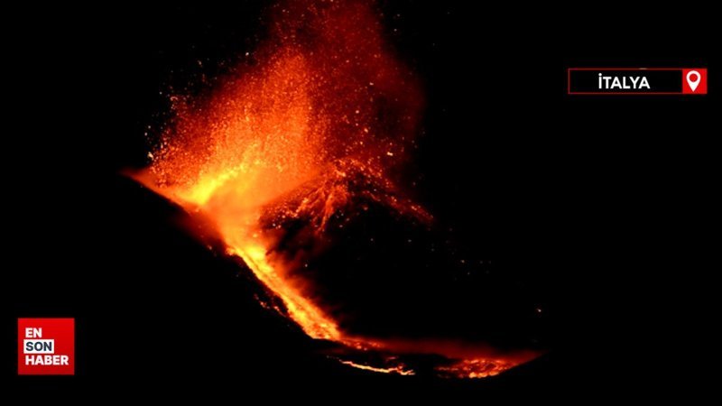 İtalya'daki Etna Yanardağı'nda volkanik hareketlilik devam ediyor