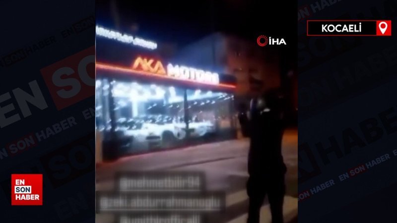 Ece Ronay paylaşmıştı: Kocaeli'de oto galeriye kurşun yağdırdılar