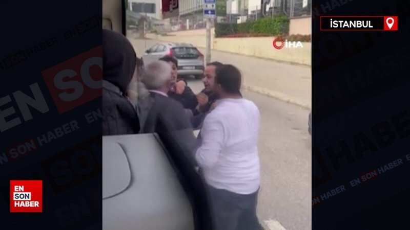 İETT otobüsü şoförü tutanak tutmayı reddedince arbede yaşandı