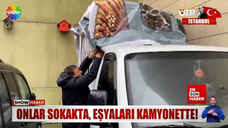 Kağıthane'de ev sahibinin istemediği aile, sokakta kaldı