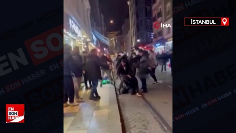 Fatih’te öldüresiye dayak kamerada