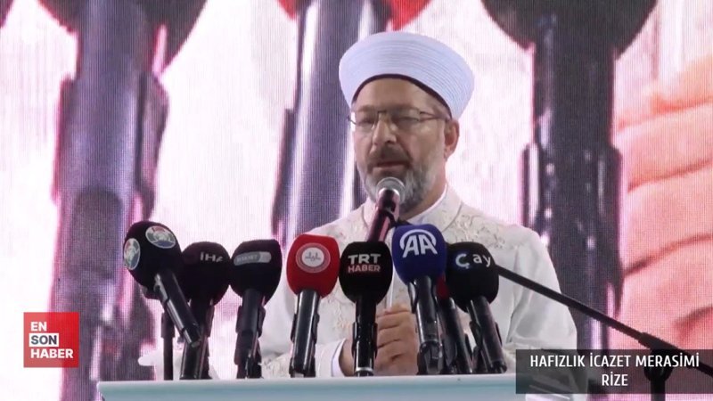 Ali Erbaş: Zulüm nerede varsa karşısına çıkmak zorundayız