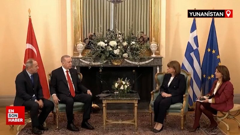 Cumhurbaşkanı Erdoğan: Geniş bir heyetle Yunanistan'dayız