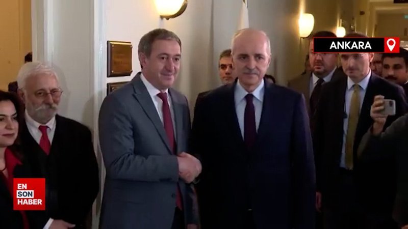 Numan Kurtulmuş, HEDEP Eş Genel Başkanı Bakırhan'ı ziyaret etti