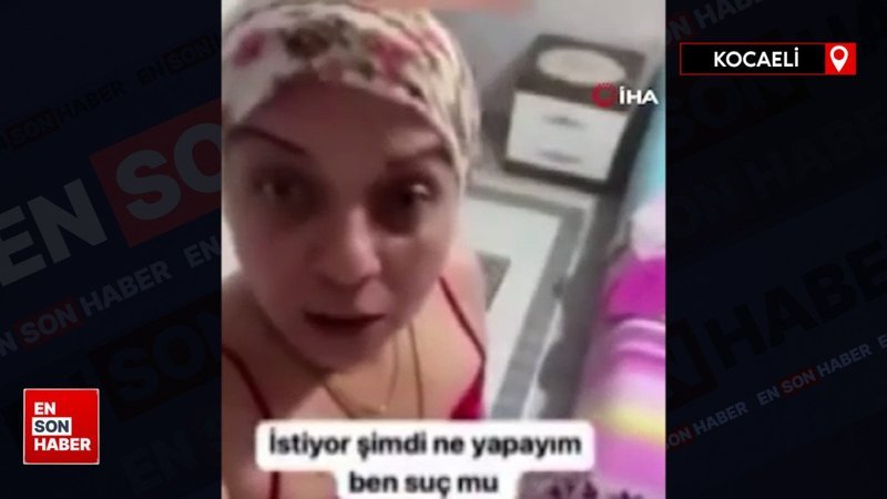 Kocaeli'de müstehcen yayın yapan  kadın gözaltına alındı