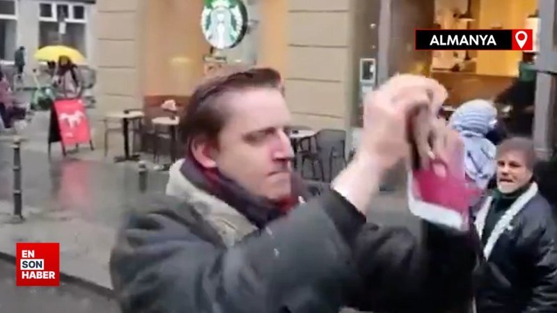 Alman Vatandaşı olmaktan utanıyorum dedi, pasaportunu yırttı